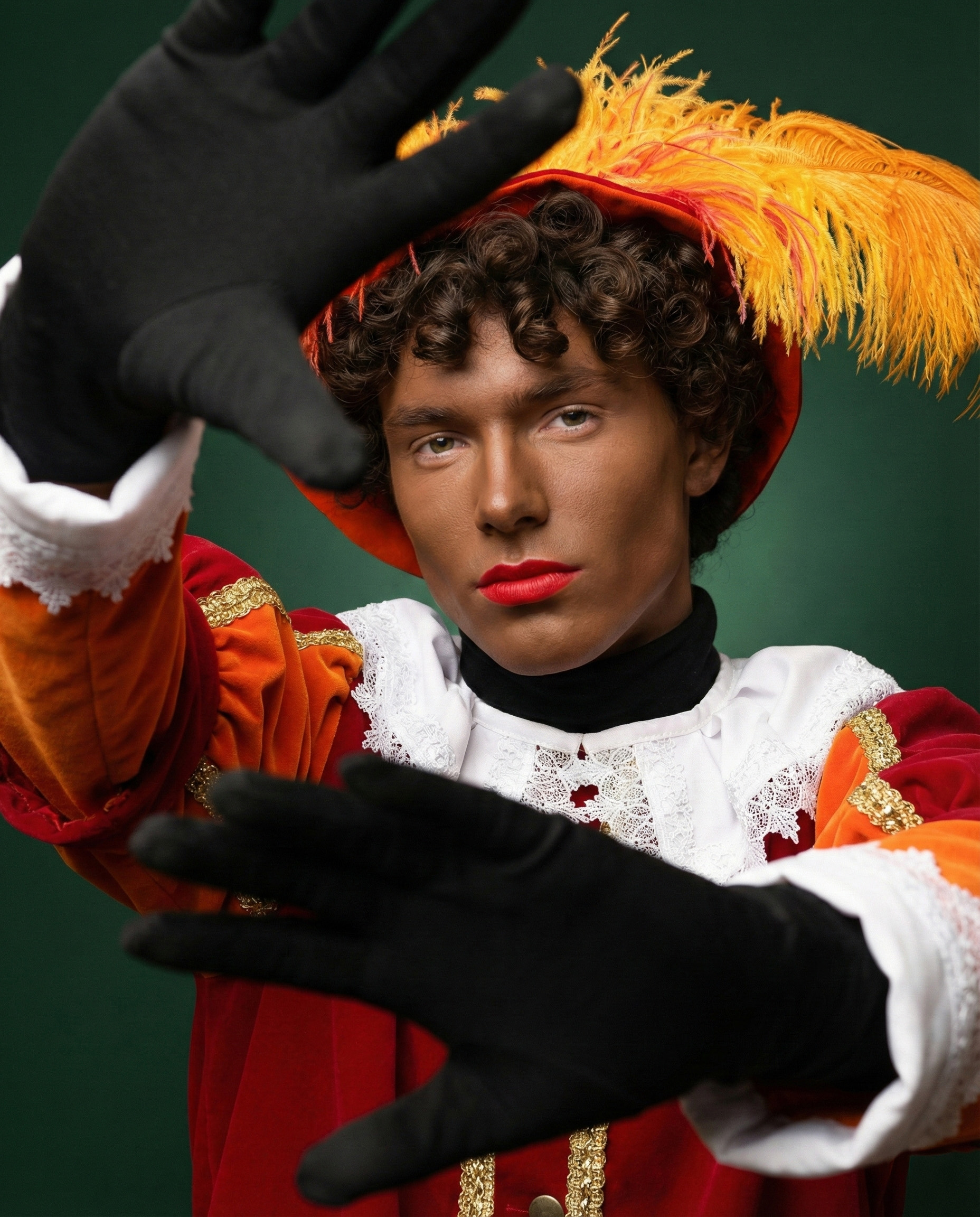 zwarte piet oranje
