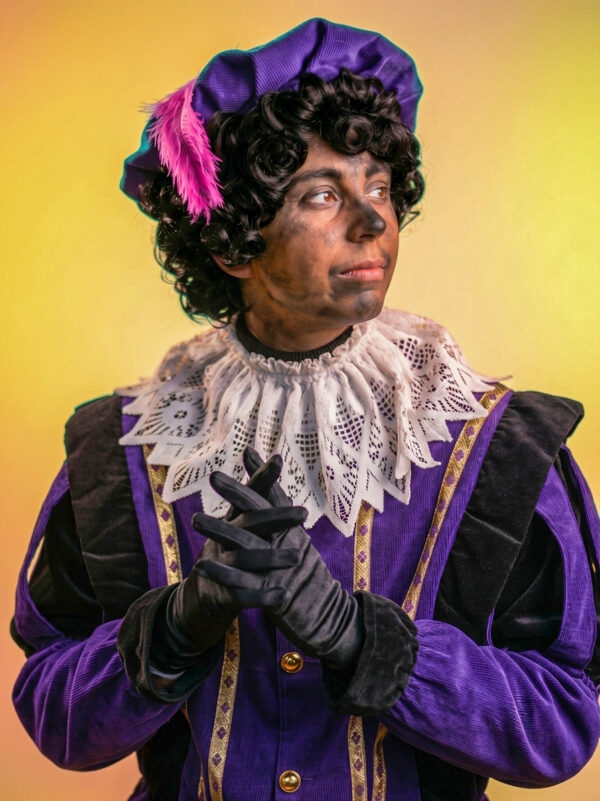 Danito Royale Noir - pietenpruik van echt haar