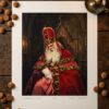 Sinterklaas in Rust – Gelimiteerde litho