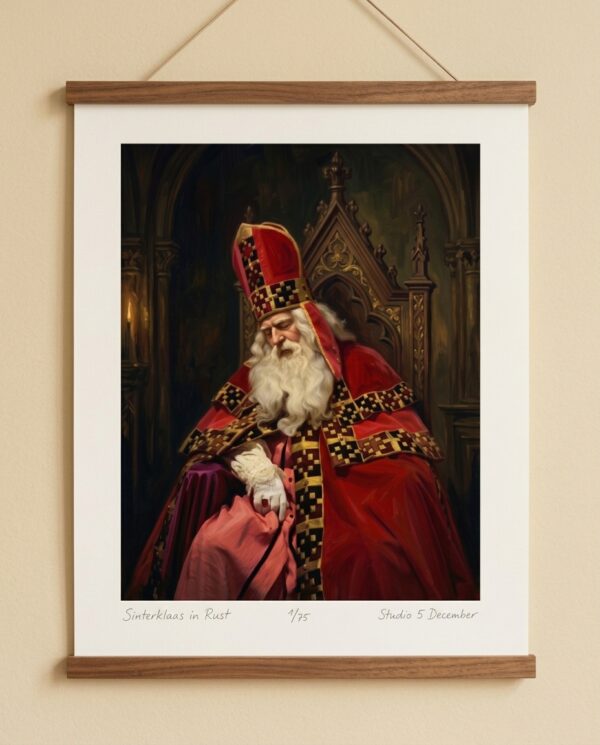 Sinterklaas in Rust – Gelimiteerde litho