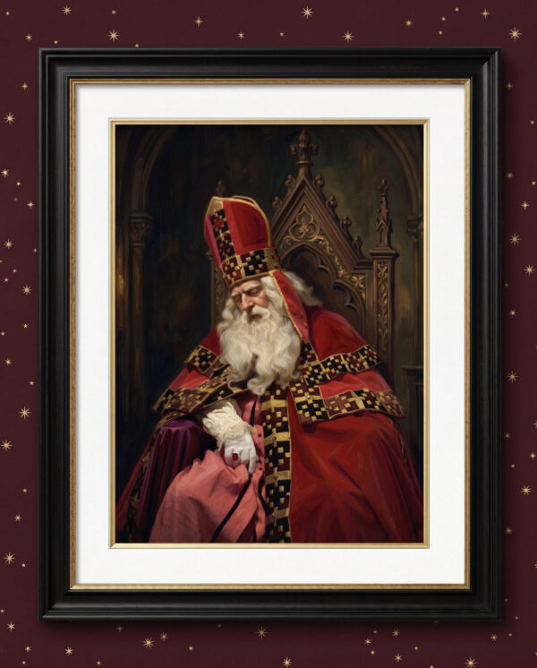 Sinterklaas in Rust – Gelimiteerde litho